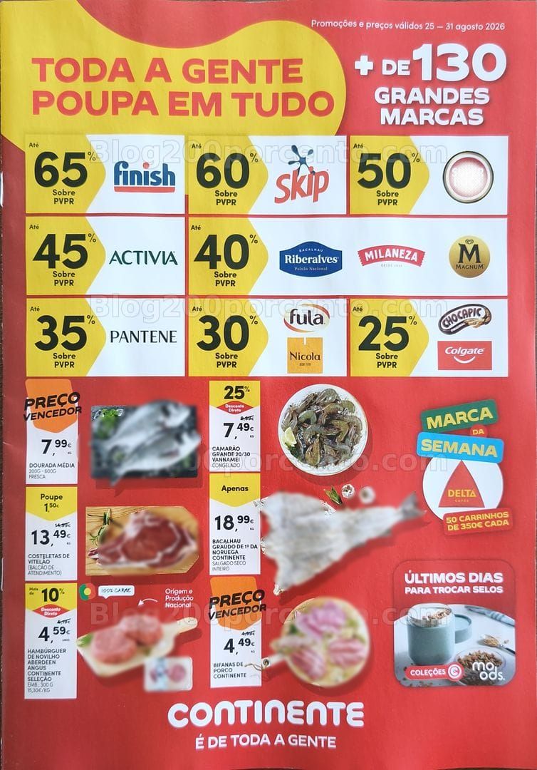 Antevisão Folheto CONTINENTE Promoções de 25 a 31 agosto