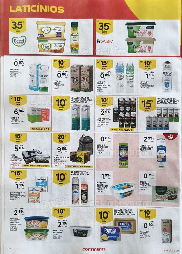 Antevisão Folheto CONTINENTE Promoções de 25 a 31 agosto
