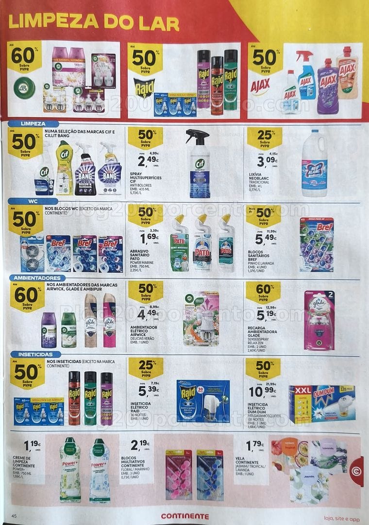 Antevisão Folheto CONTINENTE Promoções de 25 a 31 agosto