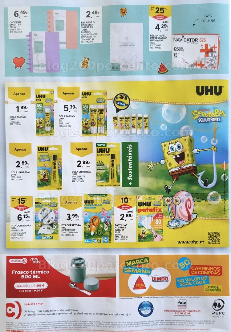 Antevisão Folheto CONTINENTE Promoções de 25 a 31 agosto