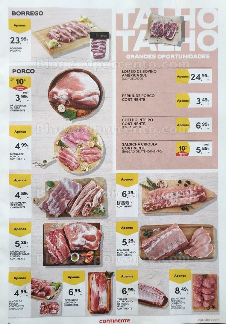 Antevisão Folheto CONTINENTE Promoções de 4 a 10 agosto