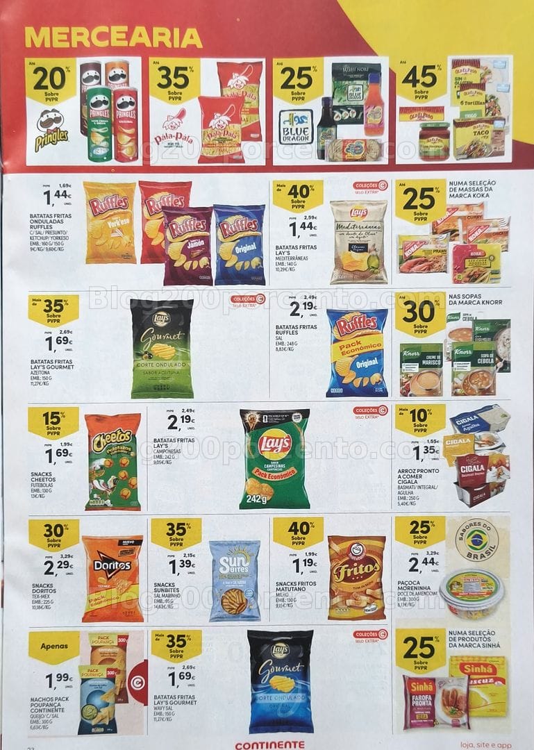 Antevisão Folheto CONTINENTE Promoções de 4 a 10 agosto