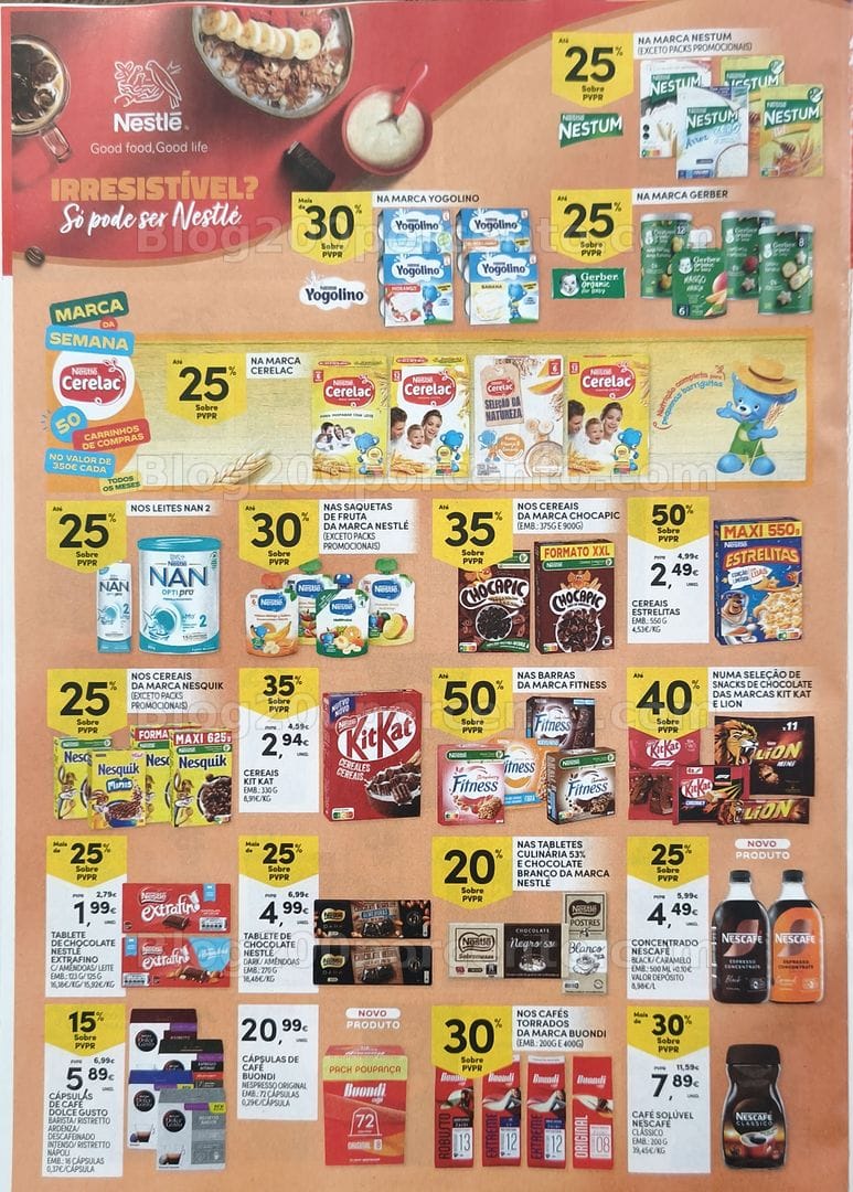 Antevisão Folheto CONTINENTE Promoções de 4 a 10 agosto