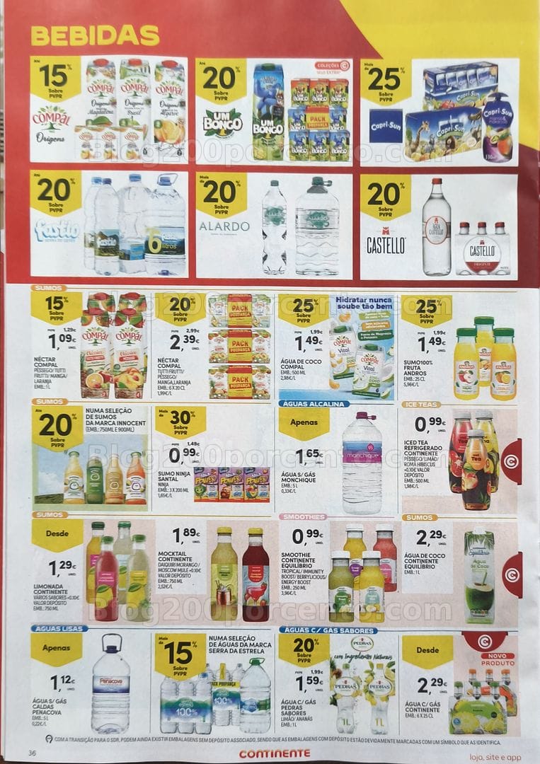 Antevisão Folheto CONTINENTE Promoções de 4 a 10 agosto