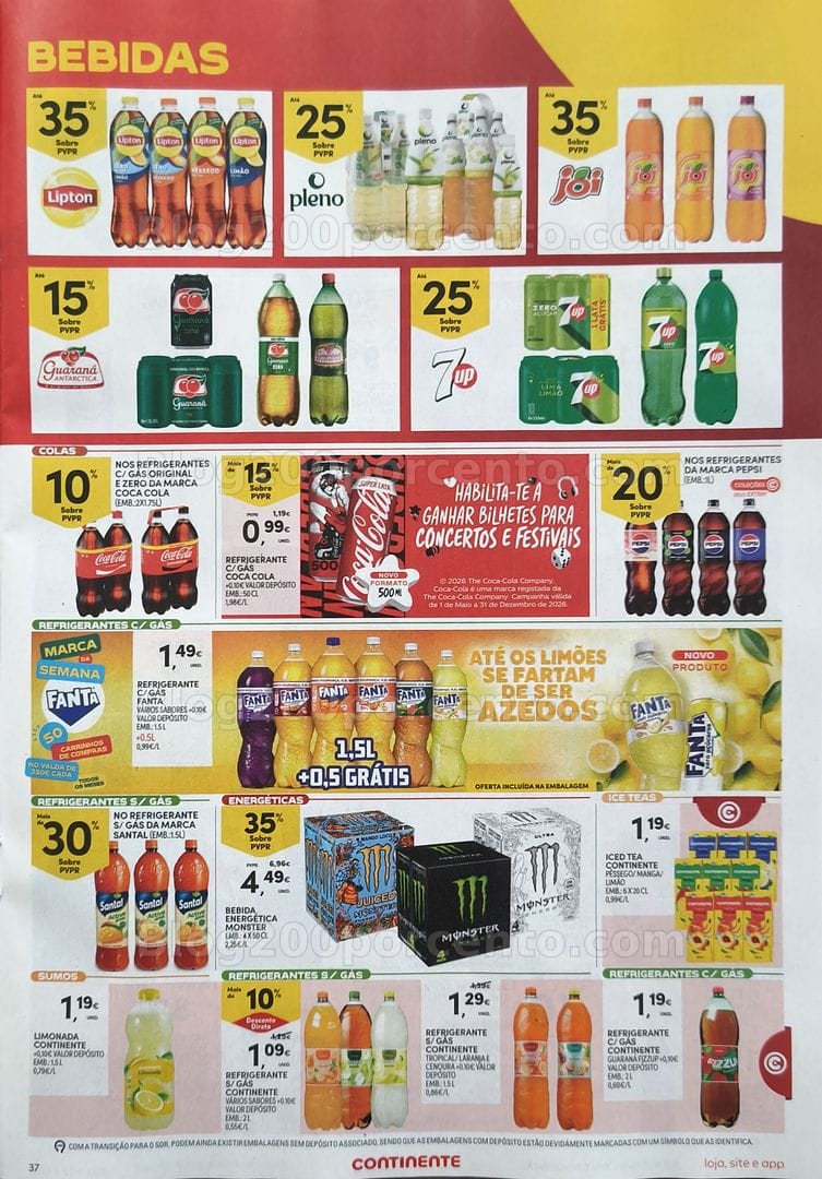 Antevisão Folheto CONTINENTE Promoções de 4 a 10 agosto