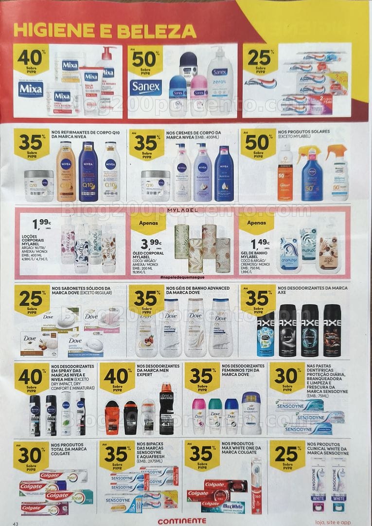 Antevisão Folheto CONTINENTE Promoções de 4 a 10 agosto