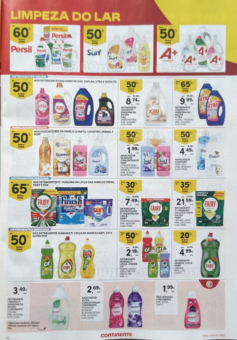 Antevisão Folheto CONTINENTE Promoções de 4 a 10 agosto