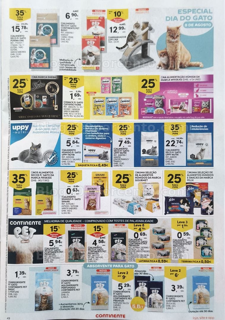 Antevisão Folheto CONTINENTE Promoções de 4 a 10 agosto