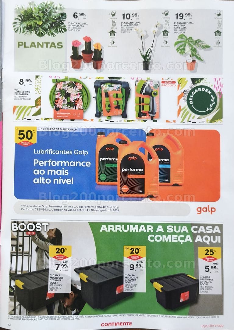 Antevisão Folheto CONTINENTE Bazar Promoções de 4 a 10 agosto