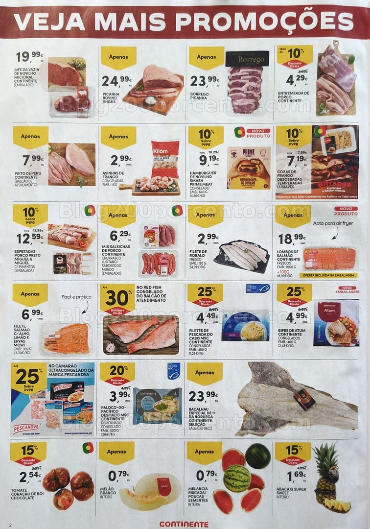 Antevisão Folheto CONTINENTE Promoções Fim de Semana - 14 a 17 agosto