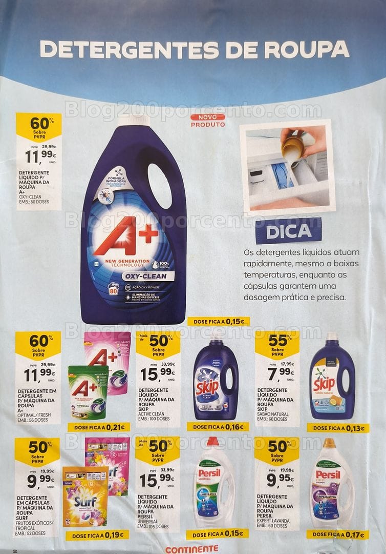 Antevisão Folheto CONTINENTE Especial Limpeza Promoções de 1 a 20 setembro