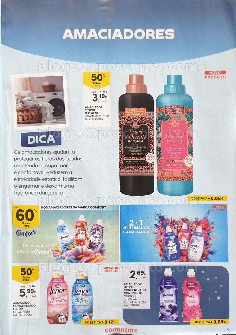 Antevisão Folheto CONTINENTE Especial Limpeza Promoções de 1 a 20 setembro