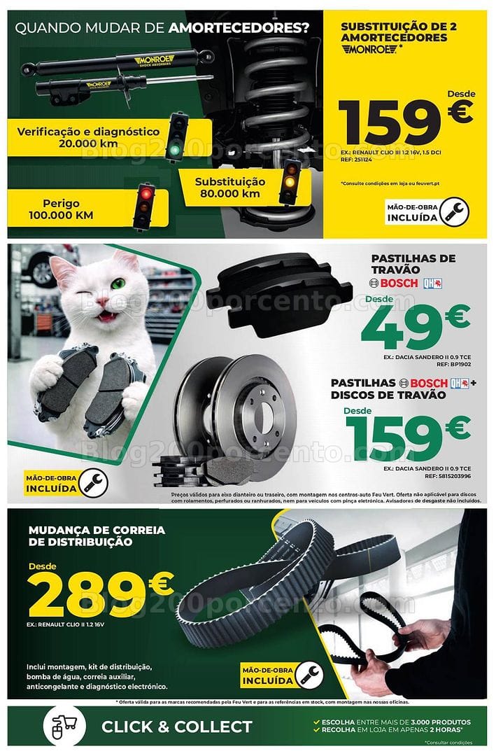 Antevisão Folheto FEU VERT Oficinas Promoções de 3 a 16 setembro