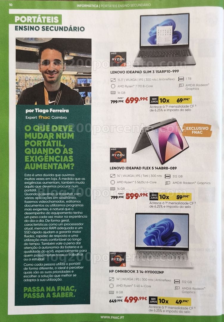 Antevisão Folheto FNAC Catálogo Regresso às Aulas Promoções de 19 agosto a 30 setembro