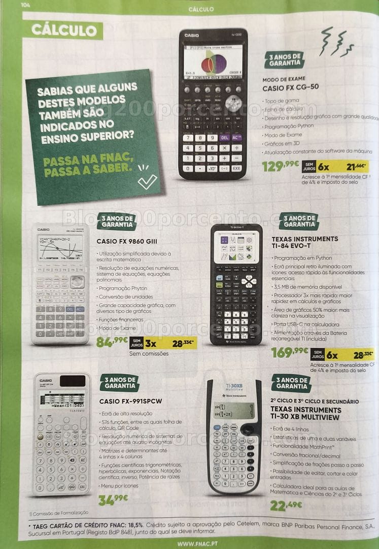 Antevisão Folheto FNAC Catálogo Regresso às Aulas Promoções de 19 agosto a 30 setembro