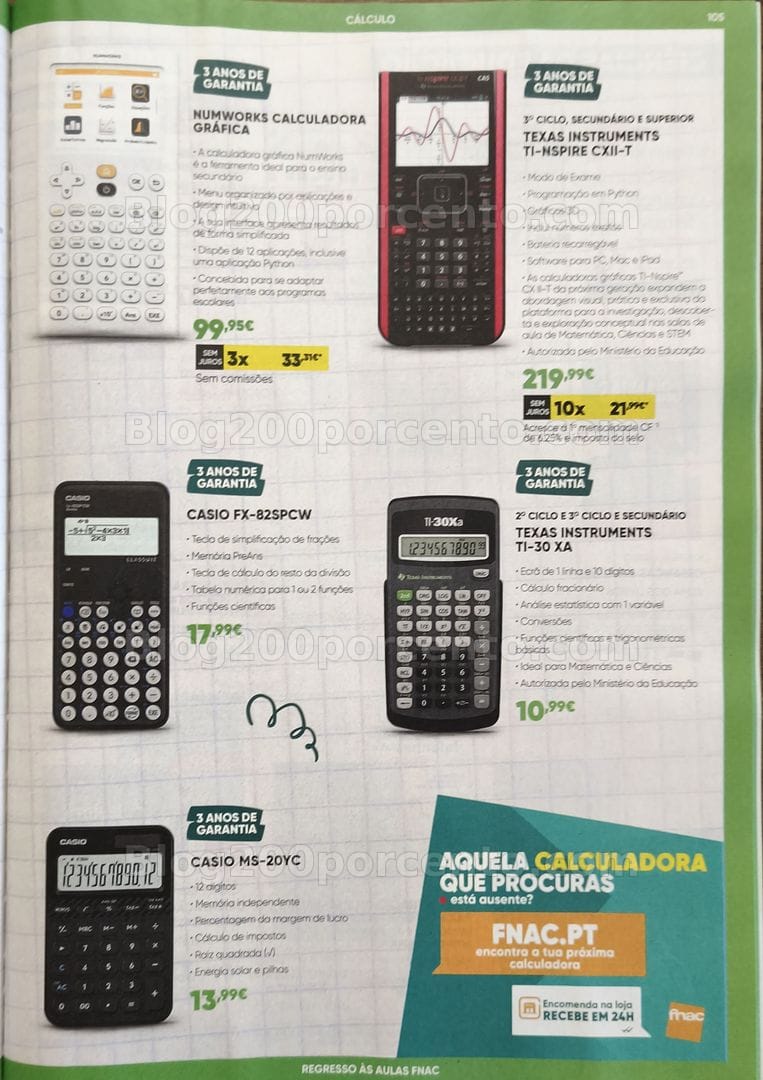 Antevisão Folheto FNAC Catálogo Regresso às Aulas Promoções de 19 agosto a 30 setembro