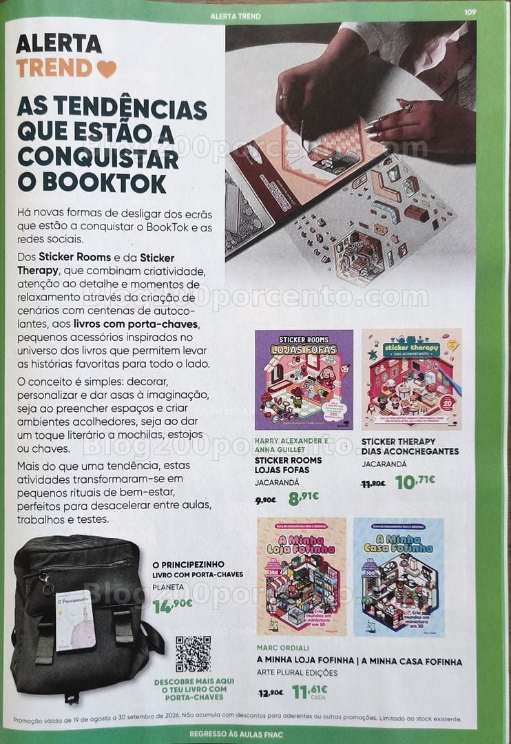 Antevisão Folheto FNAC Catálogo Regresso às Aulas Promoções de 19 agosto a 30 setembro
