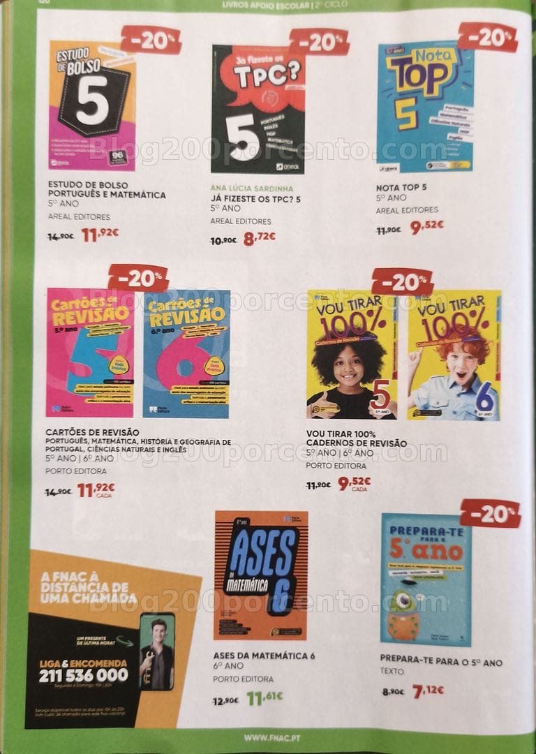 Antevisão Folheto FNAC Catálogo Regresso às Aulas Promoções de 19 agosto a 30 setembro