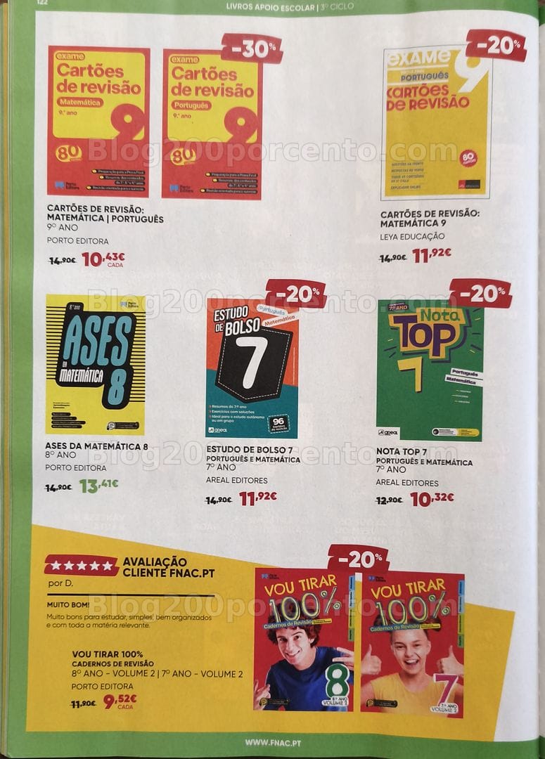 Antevisão Folheto FNAC Catálogo Regresso às Aulas Promoções de 19 agosto a 30 setembro