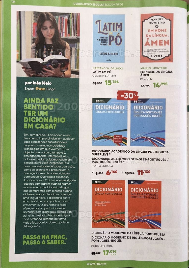 Antevisão Folheto FNAC Catálogo Regresso às Aulas Promoções de 19 agosto a 30 setembro