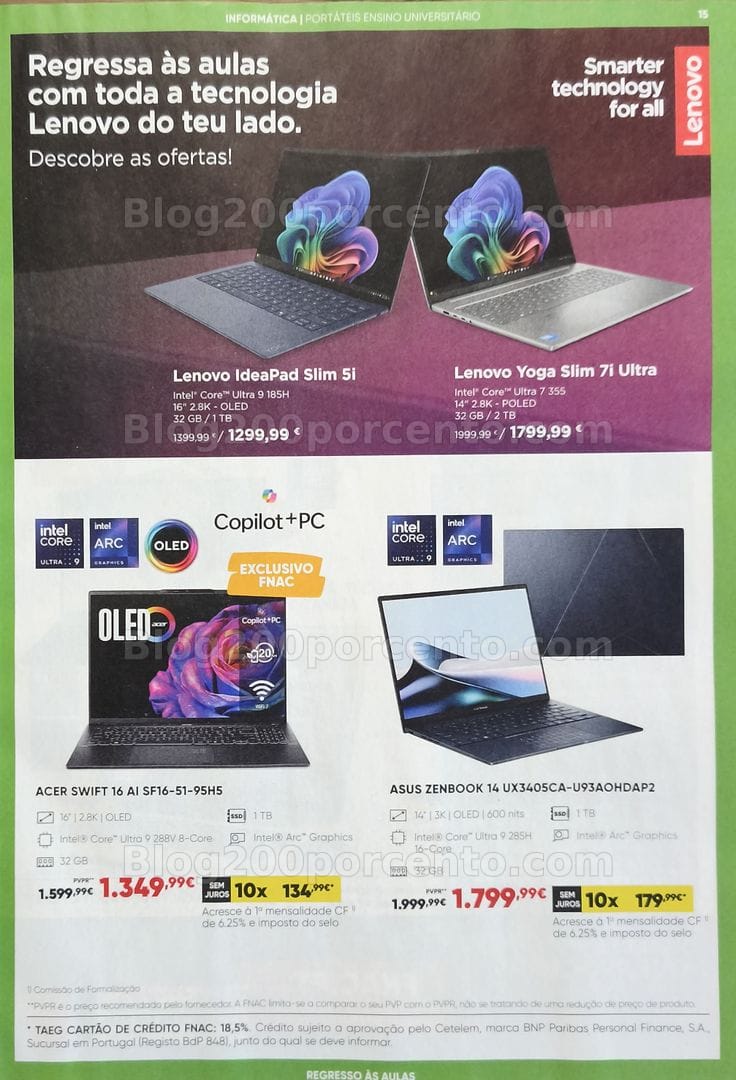 Antevisão Folheto FNAC Catálogo Regresso às Aulas Promoções de 19 agosto a 30 setembro