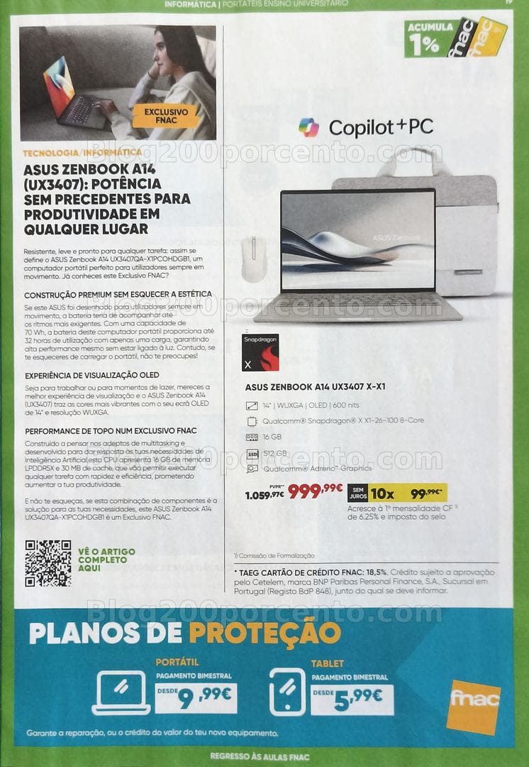 Antevisão Folheto FNAC Catálogo Regresso às Aulas Promoções de 19 agosto a 30 setembro