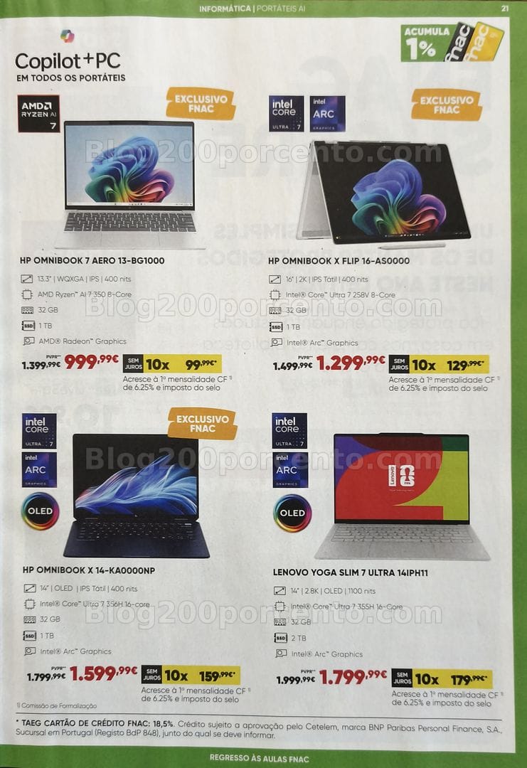Antevisão Folheto FNAC Catálogo Regresso às Aulas Promoções de 19 agosto a 30 setembro