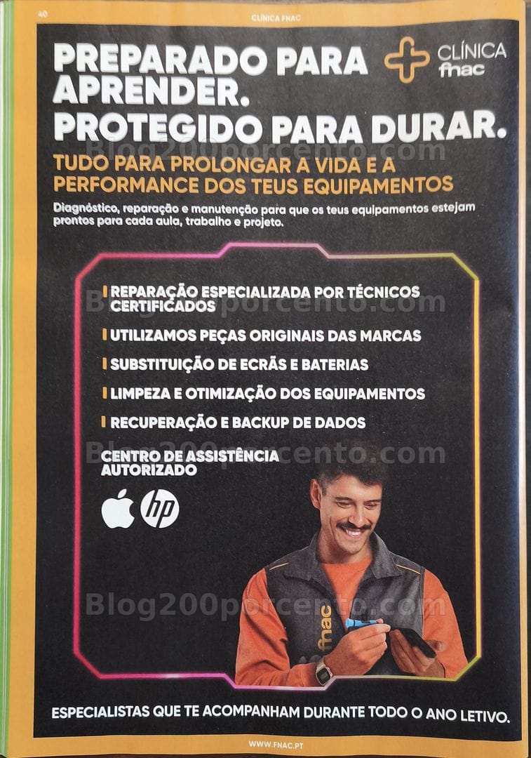 Antevisão Folheto FNAC Catálogo Regresso às Aulas Promoções de 19 agosto a 30 setembro