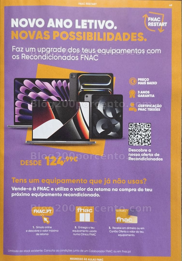Antevisão Folheto FNAC Catálogo Regresso às Aulas Promoções de 19 agosto a 30 setembro