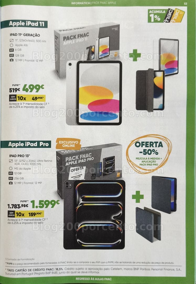 Antevisão Folheto FNAC Catálogo Regresso às Aulas Promoções de 19 agosto a 30 setembro