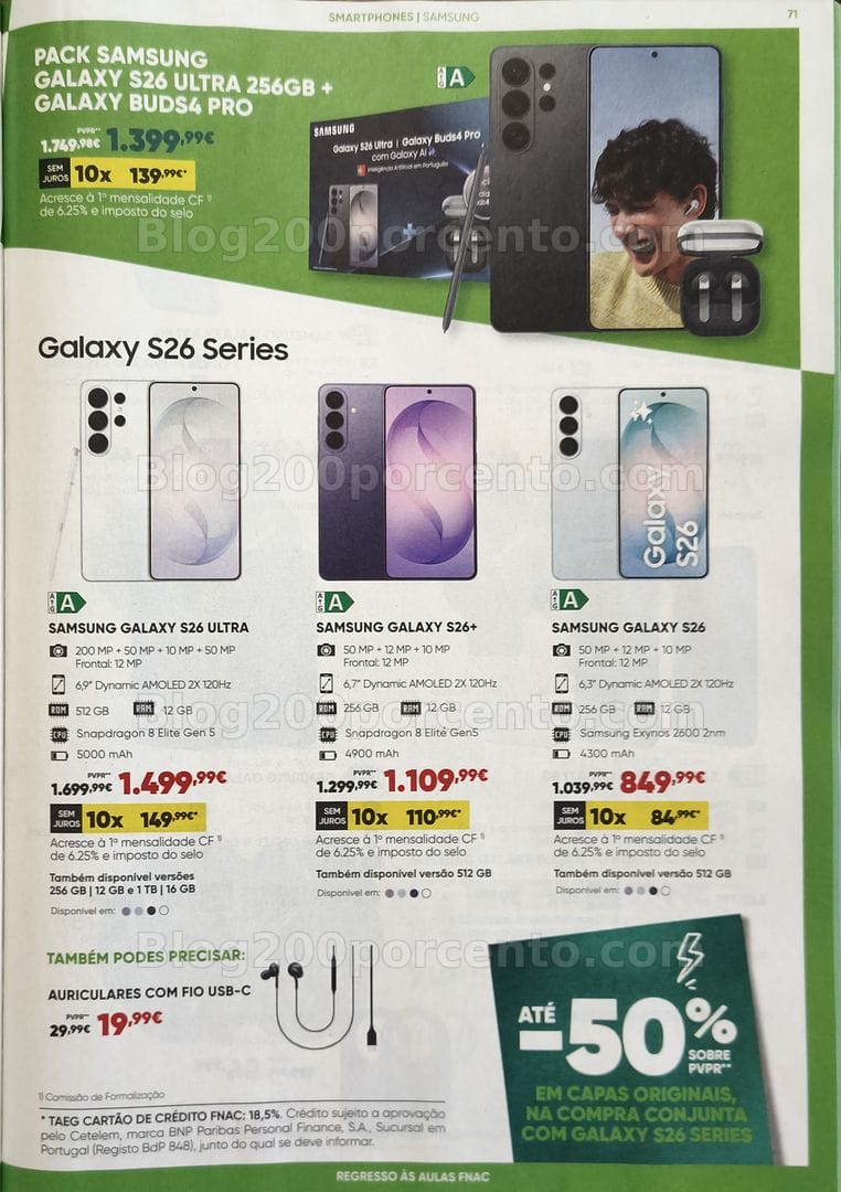 Antevisão Folheto FNAC Catálogo Regresso às Aulas Promoções de 19 agosto a 30 setembro