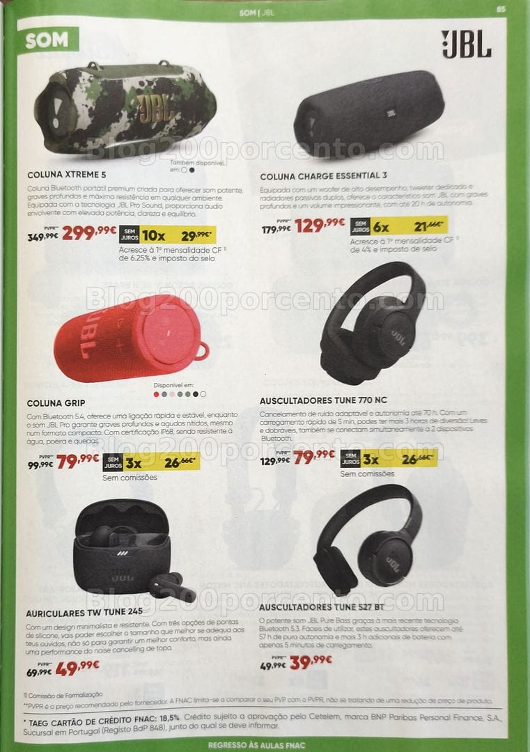 Antevisão Folheto FNAC Catálogo Regresso às Aulas Promoções de 19 agosto a 30 setembro