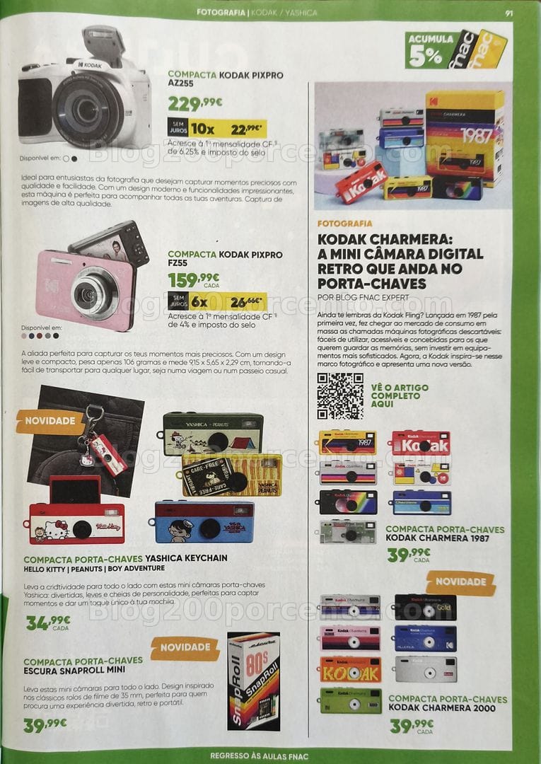 Antevisão Folheto FNAC Catálogo Regresso às Aulas Promoções de 19 agosto a 30 setembro