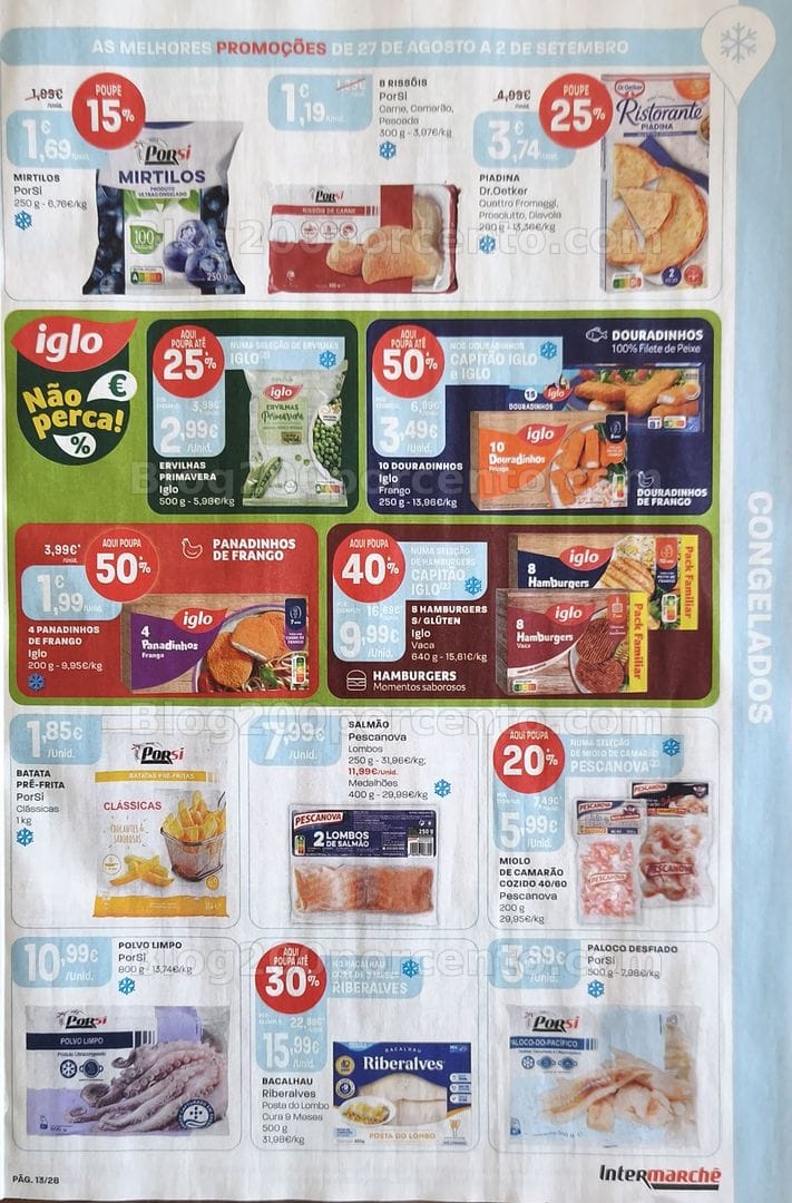 Antevisão Folheto INTERMARCHÉ Promoções de 27 agosto a 2 setembro