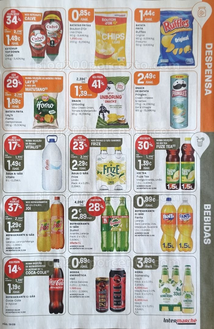 Antevisão Folheto INTERMARCHÉ Promoções de 27 agosto a 2 setembro