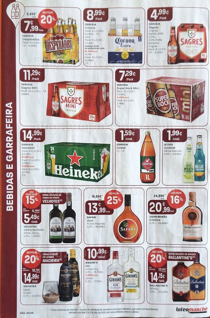 Antevisão Folheto INTERMARCHÉ Promoções de 27 agosto a 2 setembro