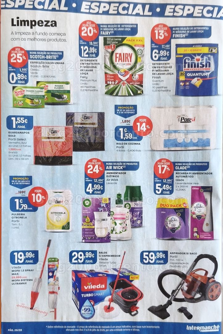 Antevisão Folheto INTERMARCHÉ Promoções de 27 agosto a 2 setembro