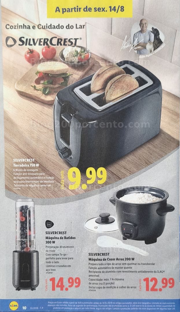 Antevisão Folheto LIDL Bazar Promoções de 10 a 20 agosto