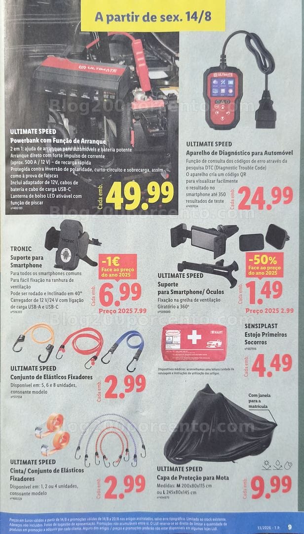 Antevisão Folheto LIDL Bazar Promoções de 10 a 20 agosto