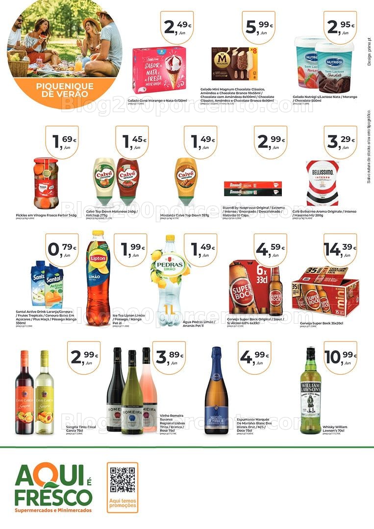 Antevisão Folheto AQUI É FRESCO Promoções de 12 a 23 agosto