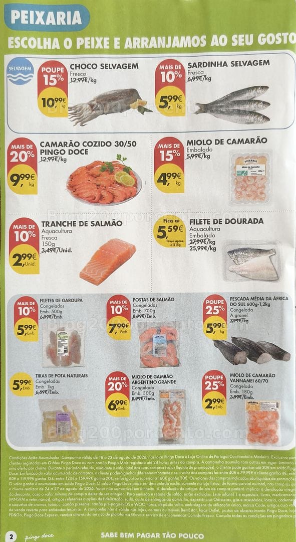 Antevisão Folheto PINGO DOCE Promoções de 18 a 24 agosto