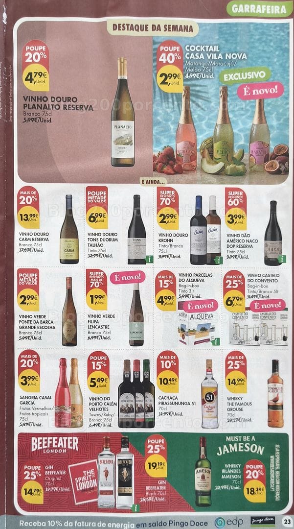 Antevisão Folheto PINGO DOCE Promoções de 18 a 24 agosto