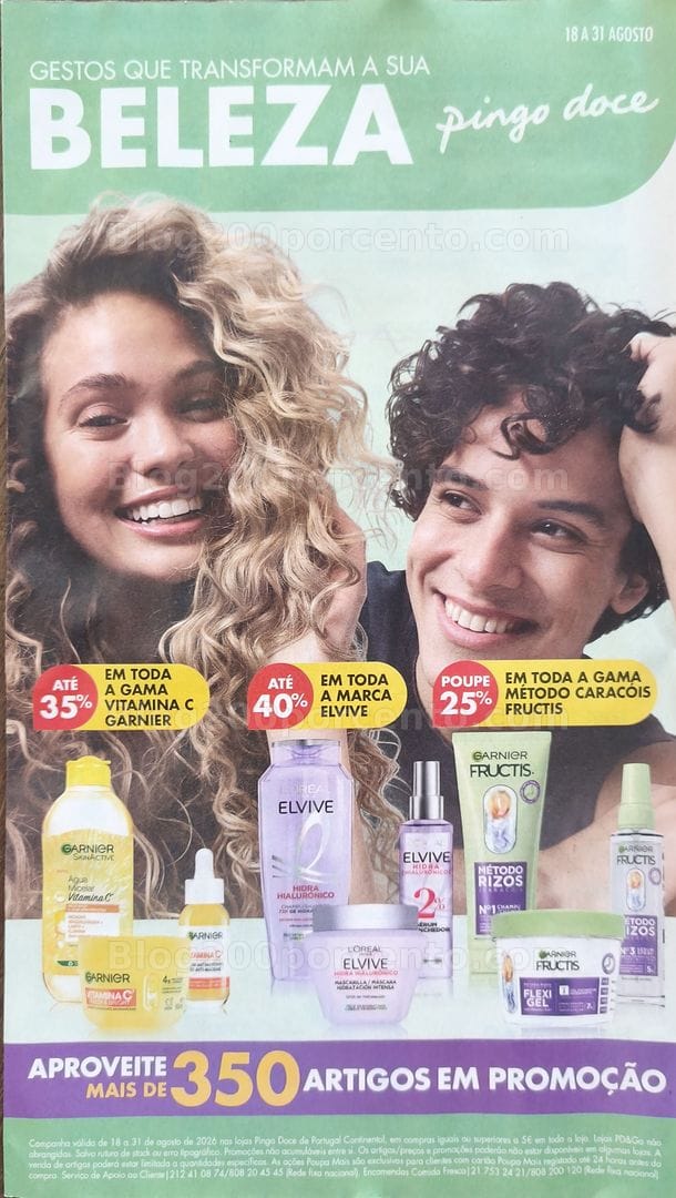 Antevisão Folheto PINGO DOCE Beleza Promoções de 18 a 31 agosto