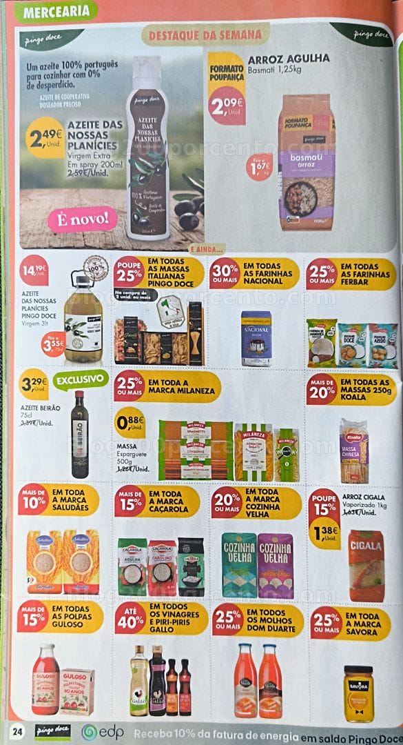 Antevisão Folheto PINGO DOCE Promoções de 25 a 31 agosto