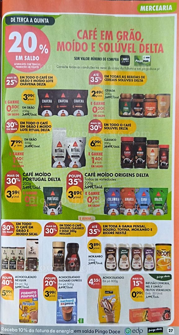 Antevisão Folheto PINGO DOCE Promoções de 25 a 31 agosto