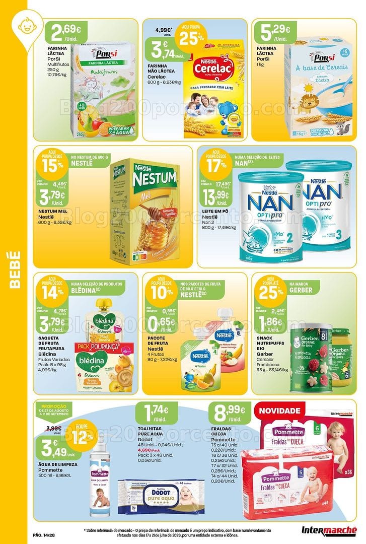 Antevisão Folheto INTERMARCHÉ Contact Promoções de 27 agosto a 2 setembro