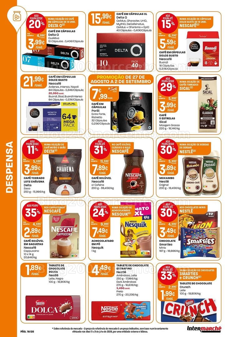 Antevisão Folheto INTERMARCHÉ Contact Promoções de 27 agosto a 2 setembro