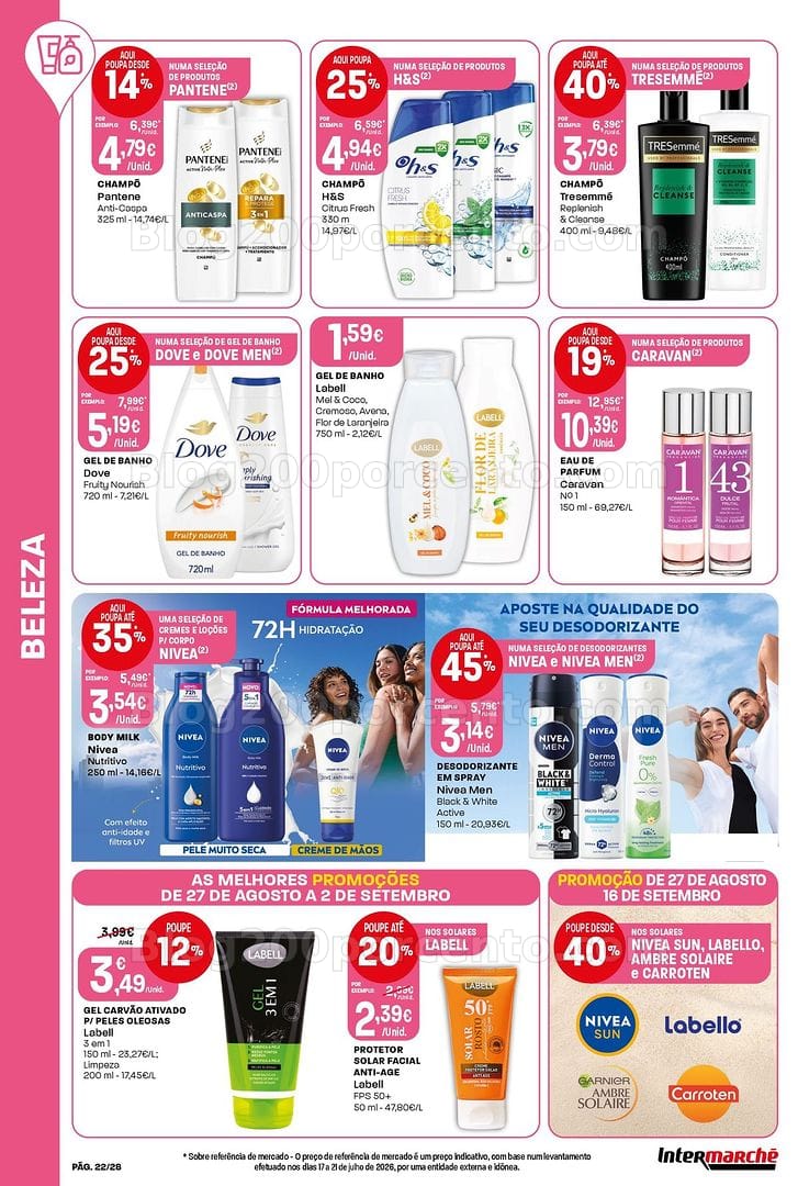 Antevisão Folheto INTERMARCHÉ Contact Promoções de 27 agosto a 2 setembro