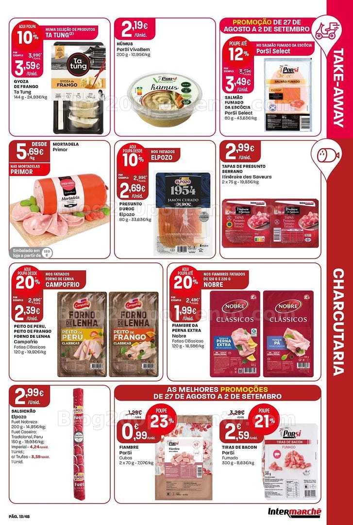 Antevisão Folheto INTERMARCHÉ Super Promoções de 27 agosto a 2 setembro