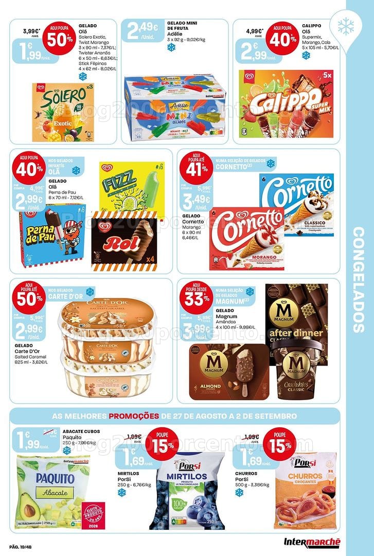 Antevisão Folheto INTERMARCHÉ Super Promoções de 27 agosto a 2 setembro